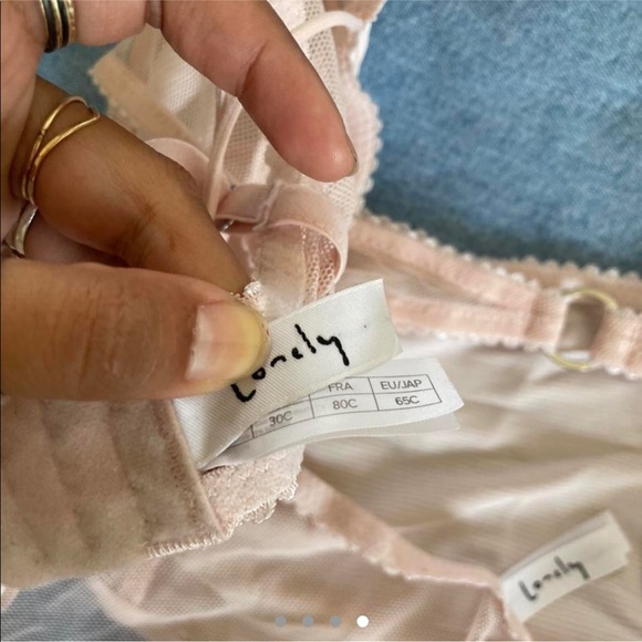 Lonely Lingerie Lexie Set in Ballerina Pink - Picture 3 of 4